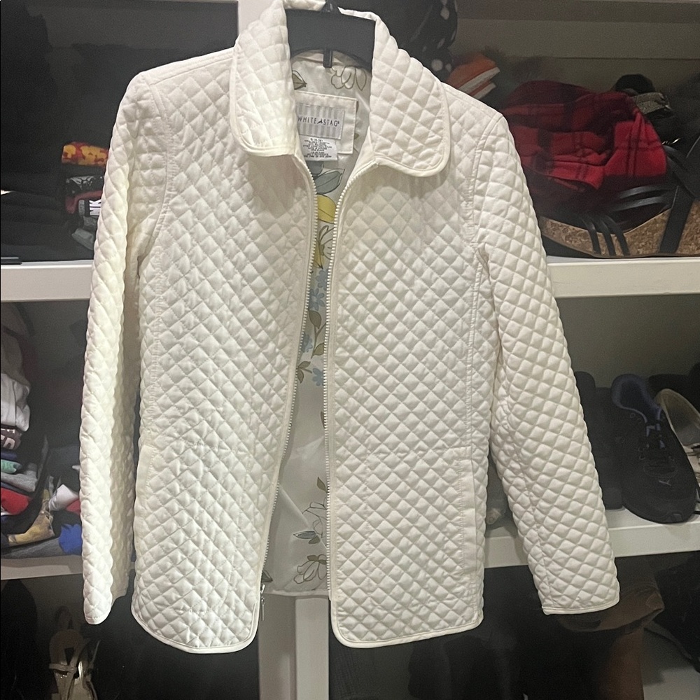 White Stag Quilted White Puffer Jacket